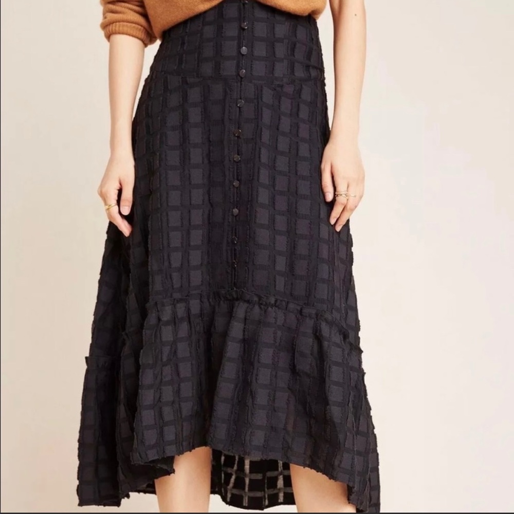 Anthropologie Maeve Merida Flounced Skirt